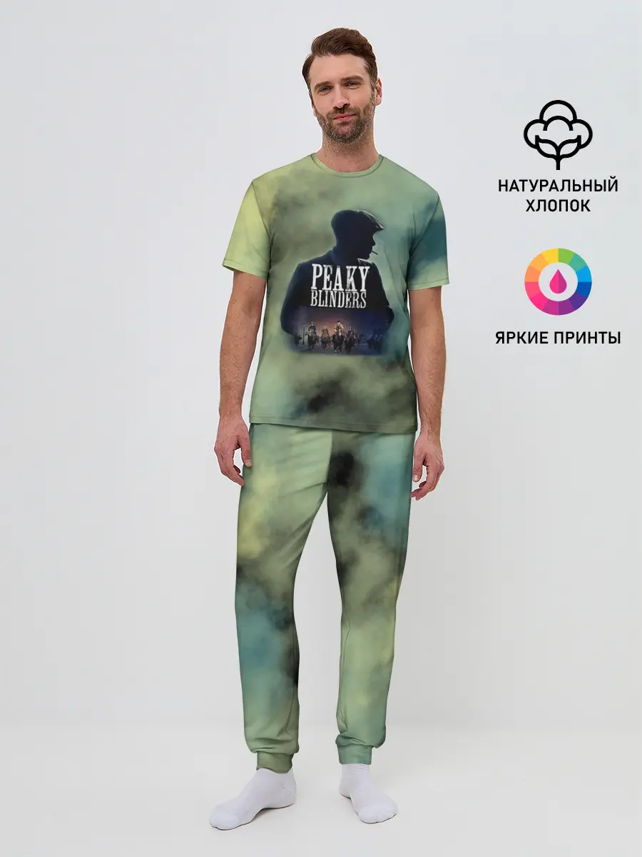 Мужская пижама с брюками / Томас Острые козырьки