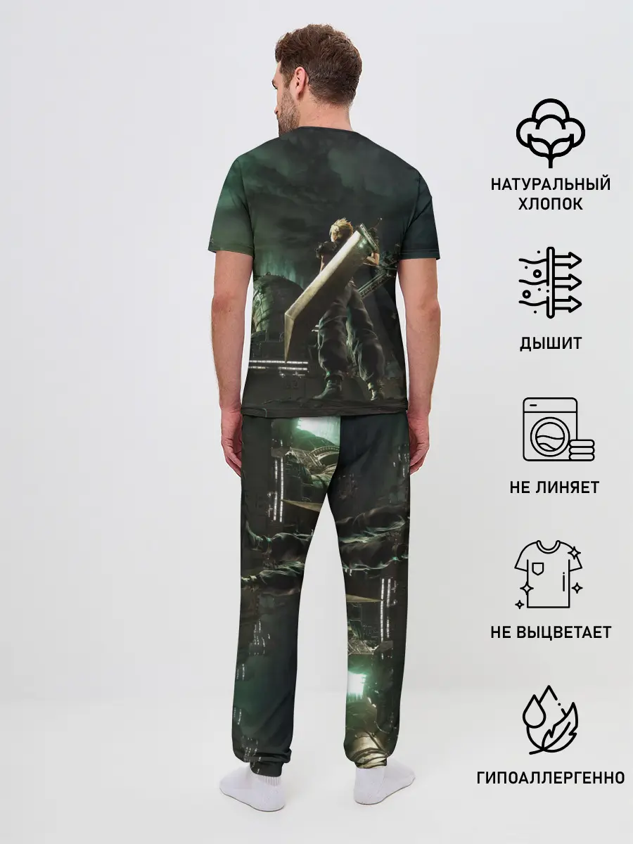 Мужская пижама с брюками / Клауд Страйф FF7