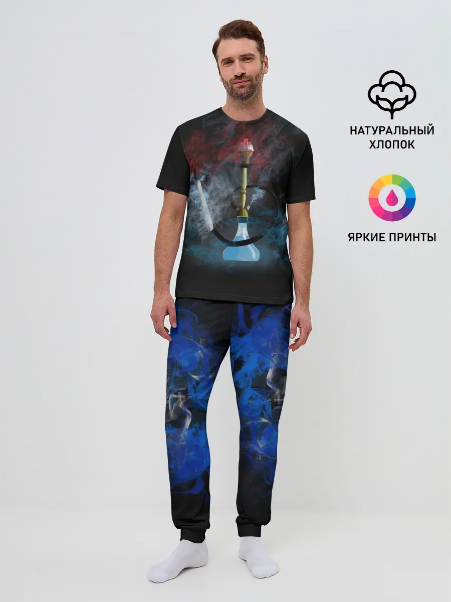 Мужская пижама с брюками / Калик