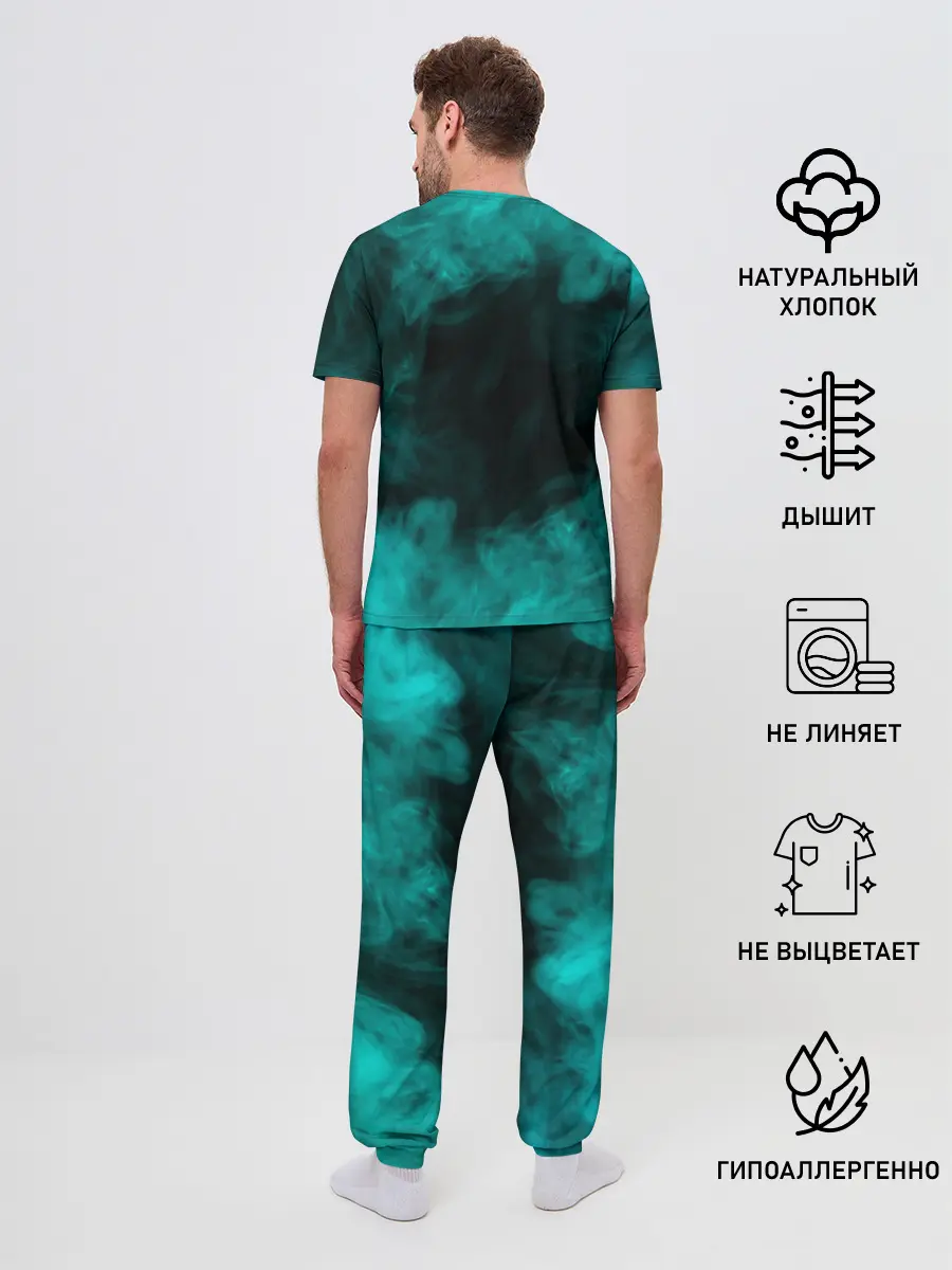 Мужская пижама с брюками / СТРАЖА В МАСКАХ | ИГРА В КАЛЬМАРА