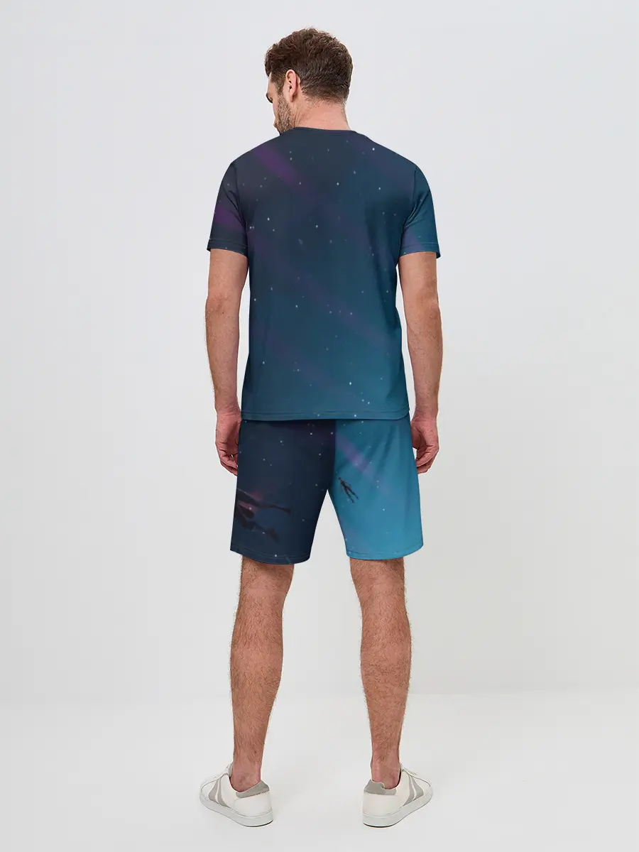 Мужской костюм с шортами / Fortnite x Marshmello