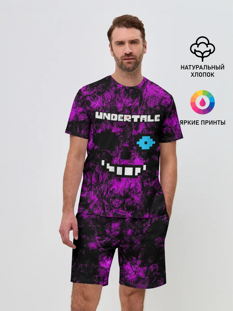 Мужской костюм с шортами / Undertale Sans.
