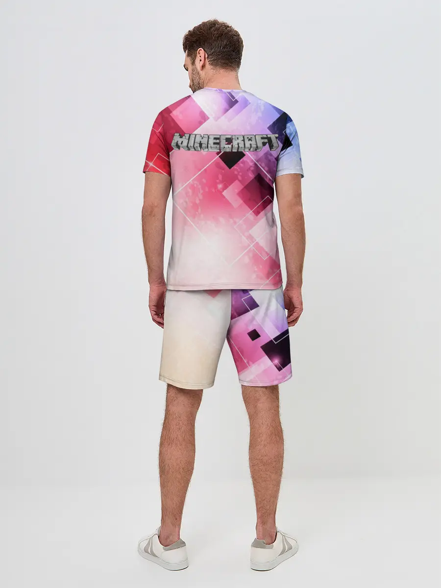 Мужской костюм с шортами / Майнкрафт