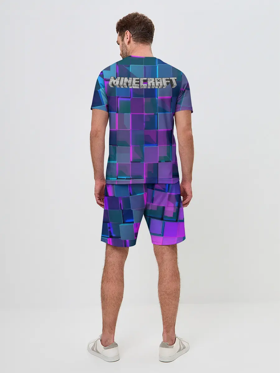 Мужской костюм с шортами / Майнкрафт на скиле