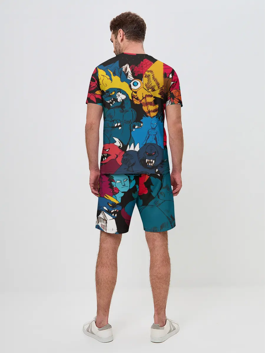 Мужской костюм с шортами / Годзилла