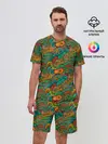 Мужской костюм с шортами / Floral Ornament