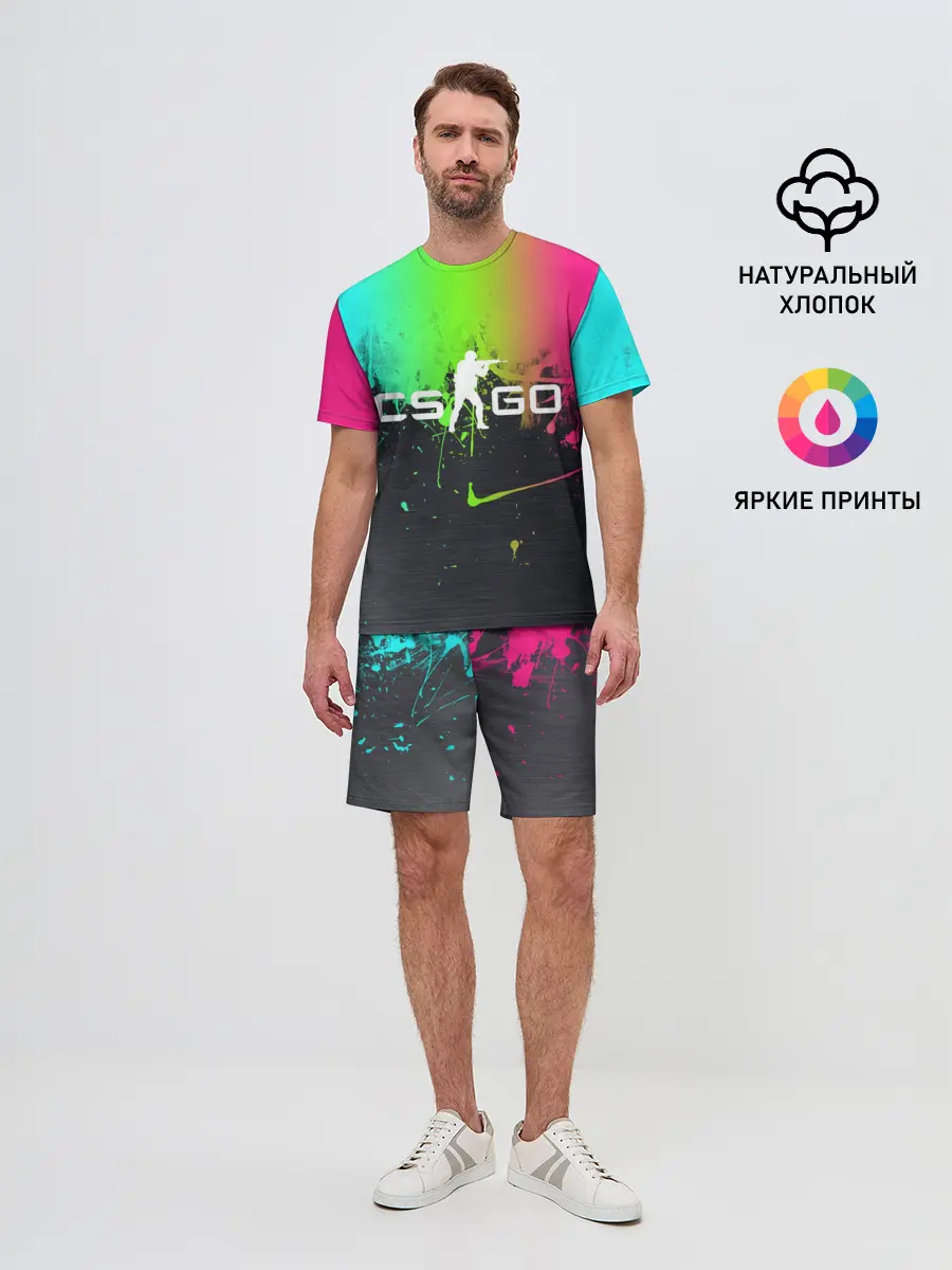 Мужской костюм с шортами / Фосфор CS:Go