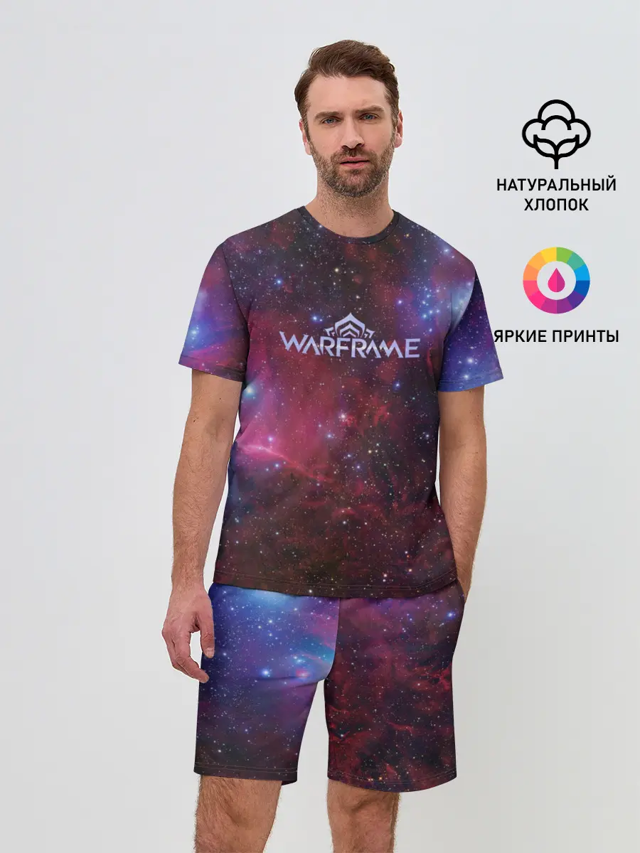 Мужской костюм с шортами / Warframe Logo