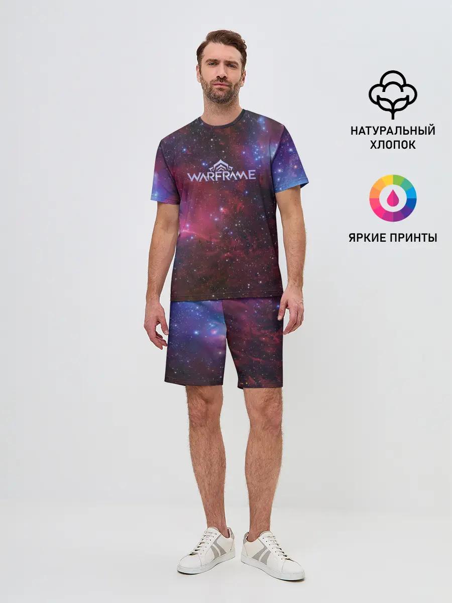Мужской костюм с шортами / Warframe Logo