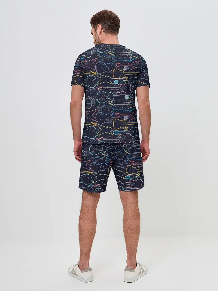 Мужской костюм с шортами / Гитары