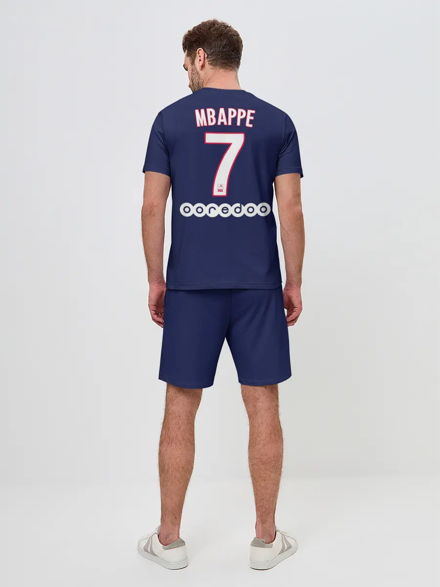 Мужской костюм с шортами / Mbappe Home 19-20