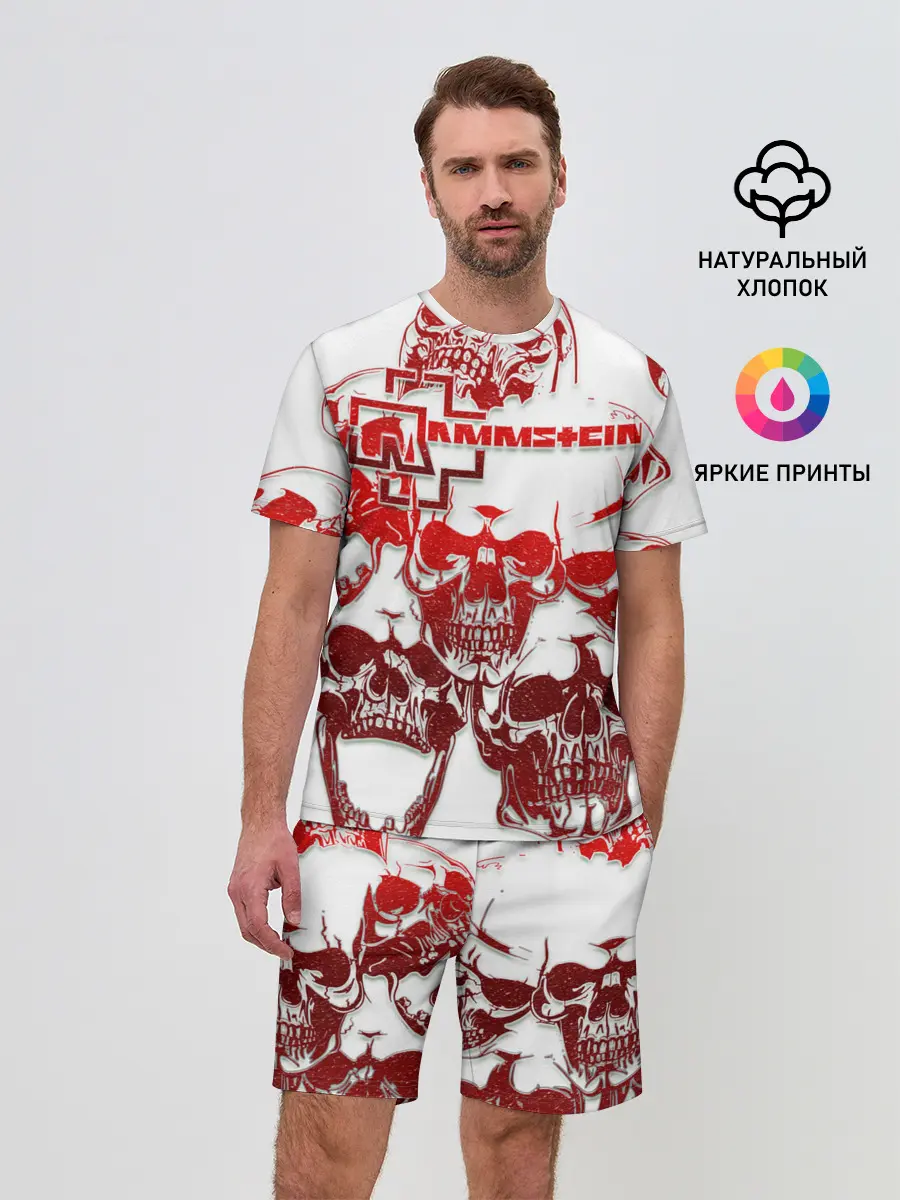 Мужской костюм с шортами / Rammstein