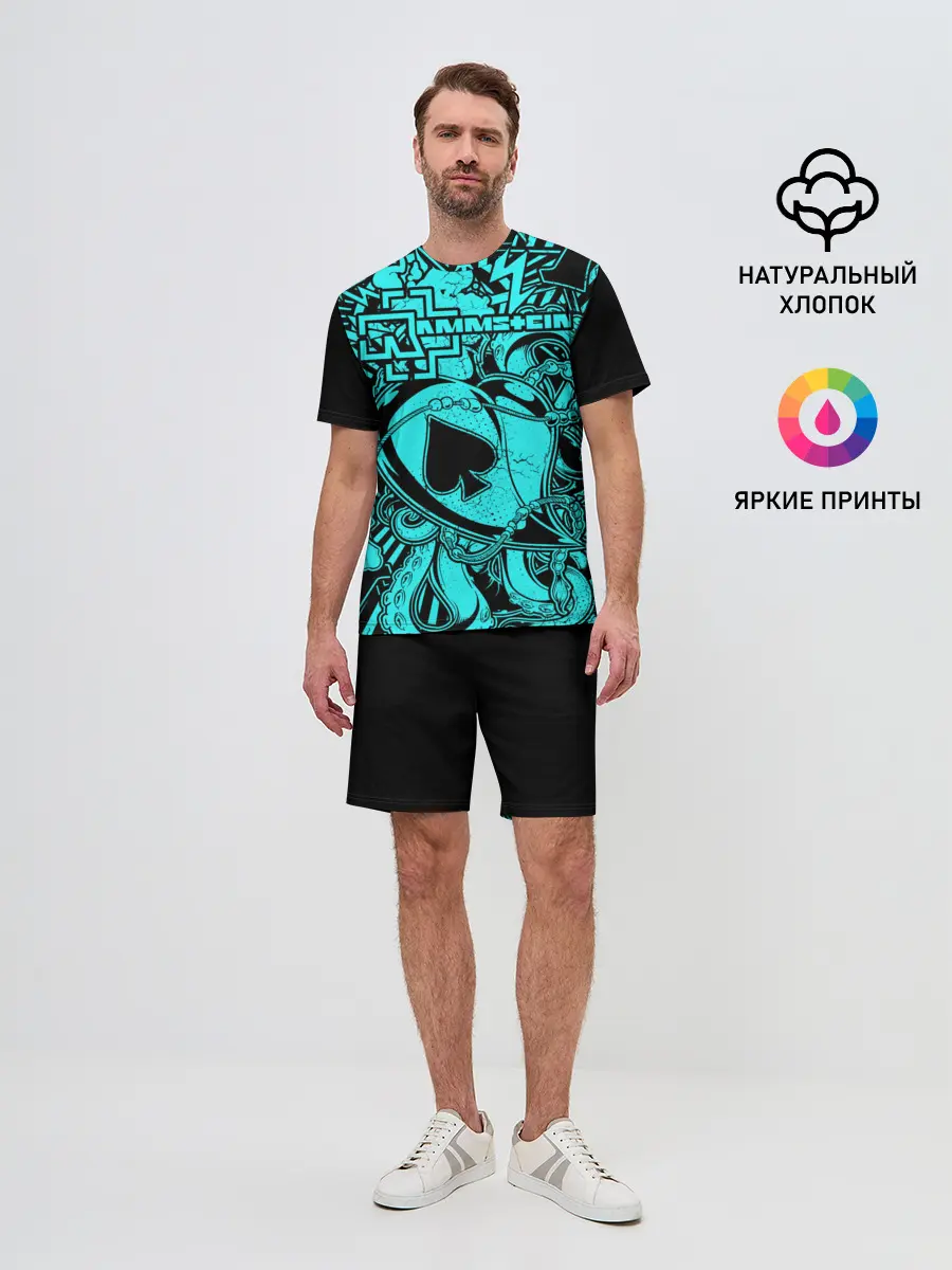 Мужской костюм с шортами / Rammstein