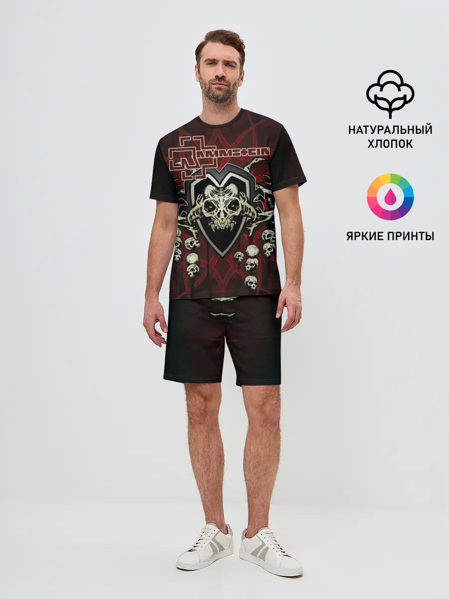Мужской костюм с шортами / Rammstein