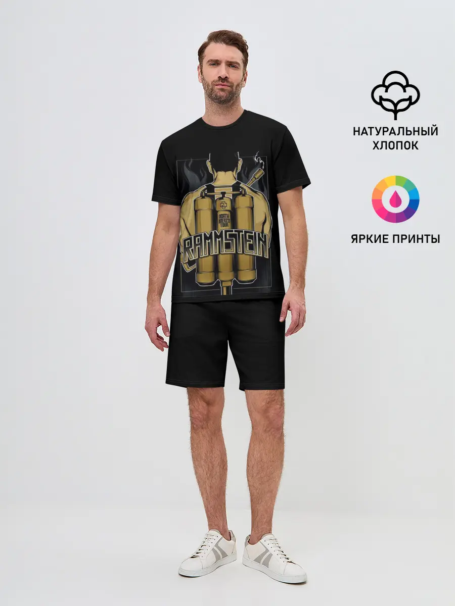 Мужской костюм с шортами / Rammstein