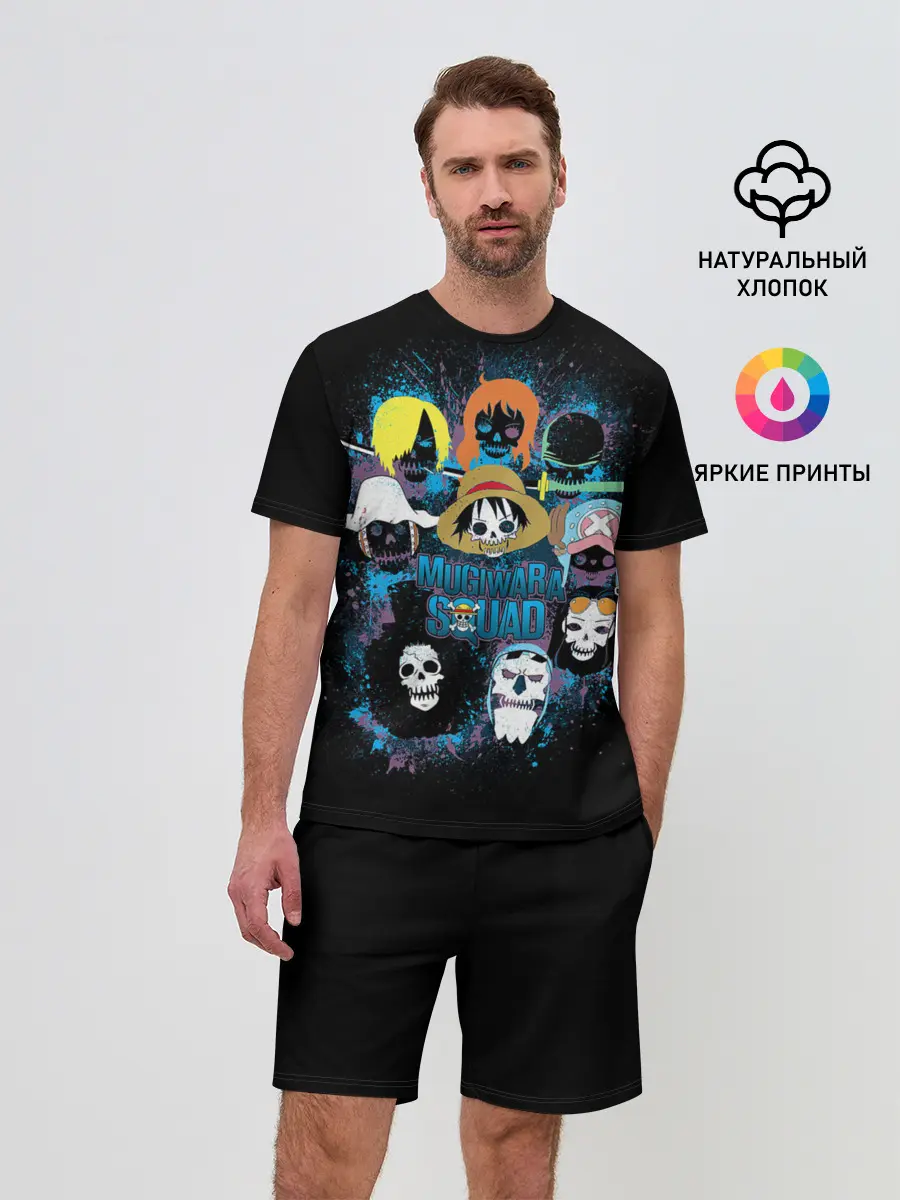 Мужской костюм с шортами / пираты One Piece