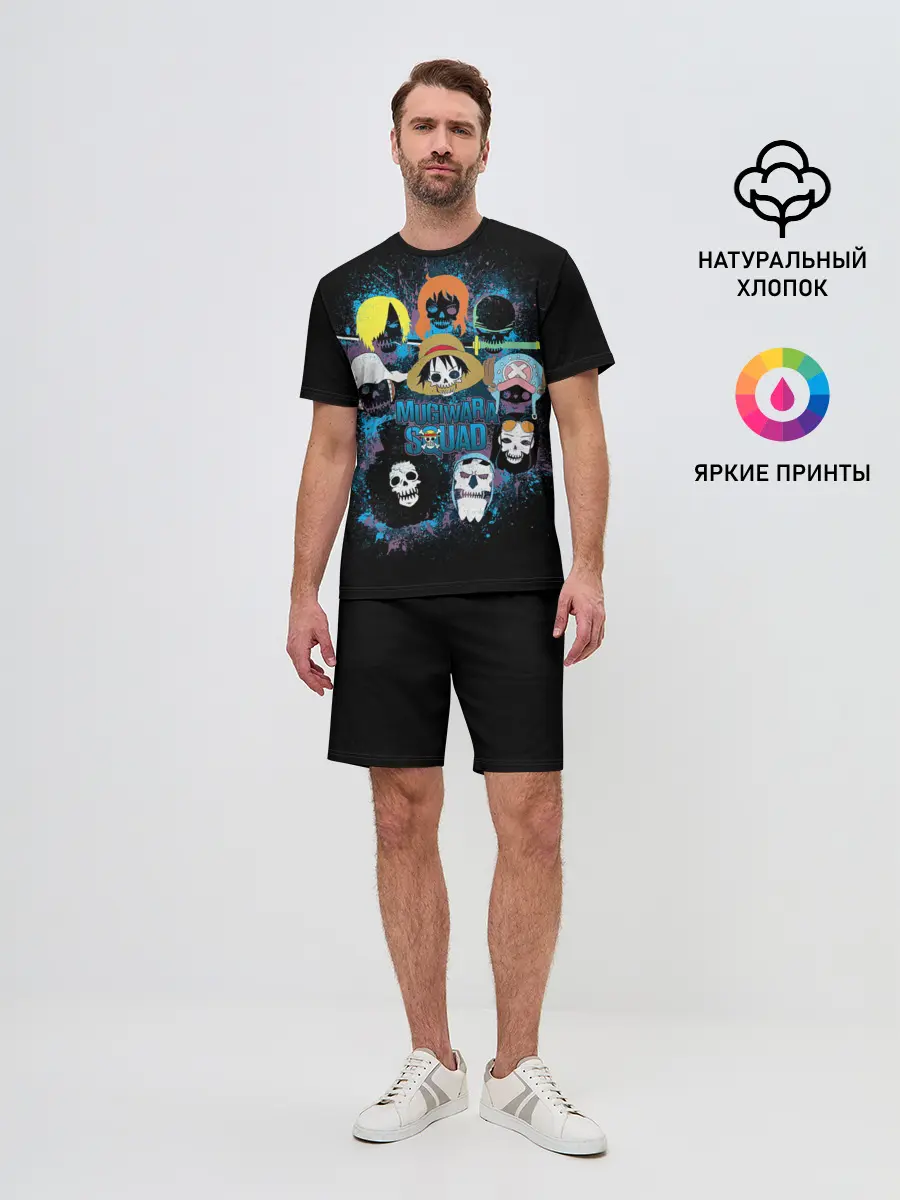 Мужской костюм с шортами / пираты One Piece