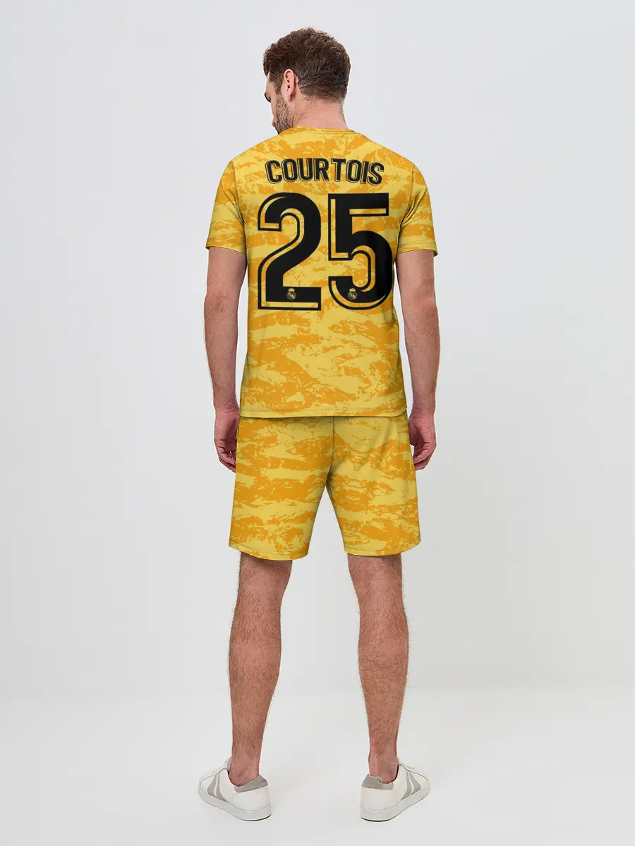 Мужской костюм с шортами / Courtois gk home 19-20