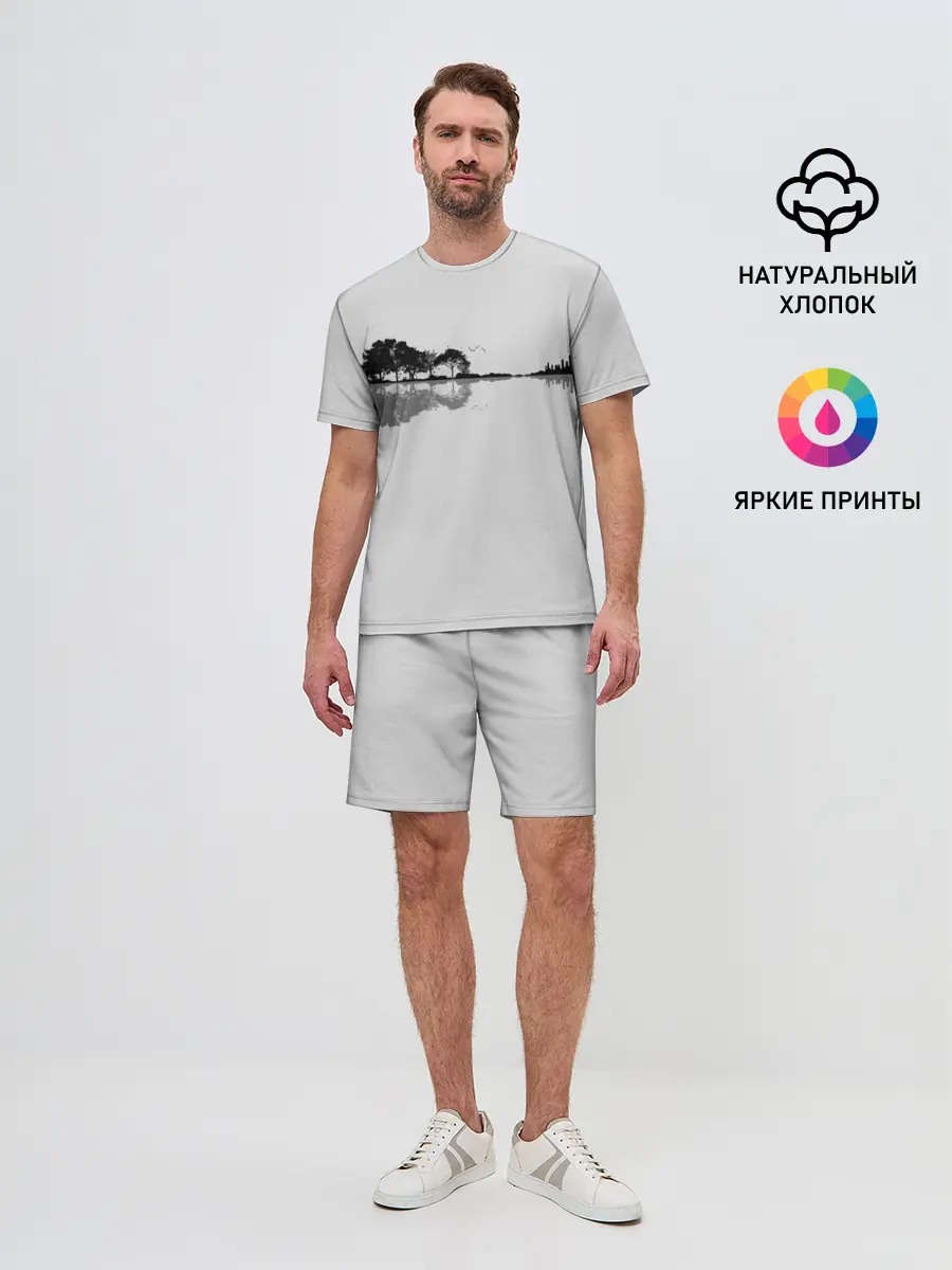 Мужской костюм с шортами / Nature Guitar