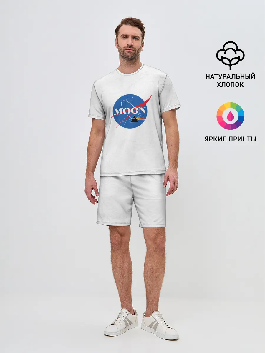 Мужской костюм с шортами / Moon Pink Floyd