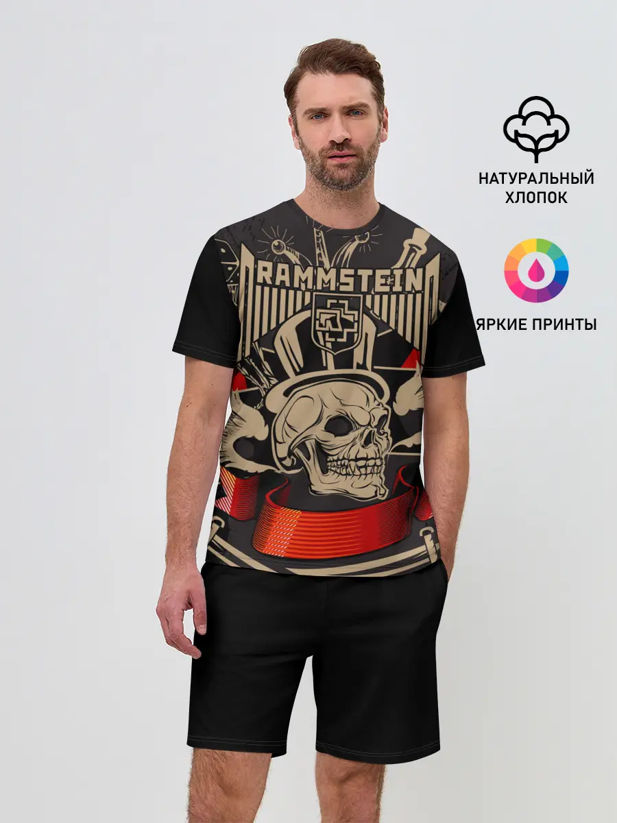 Мужской костюм с шортами / Rammstein