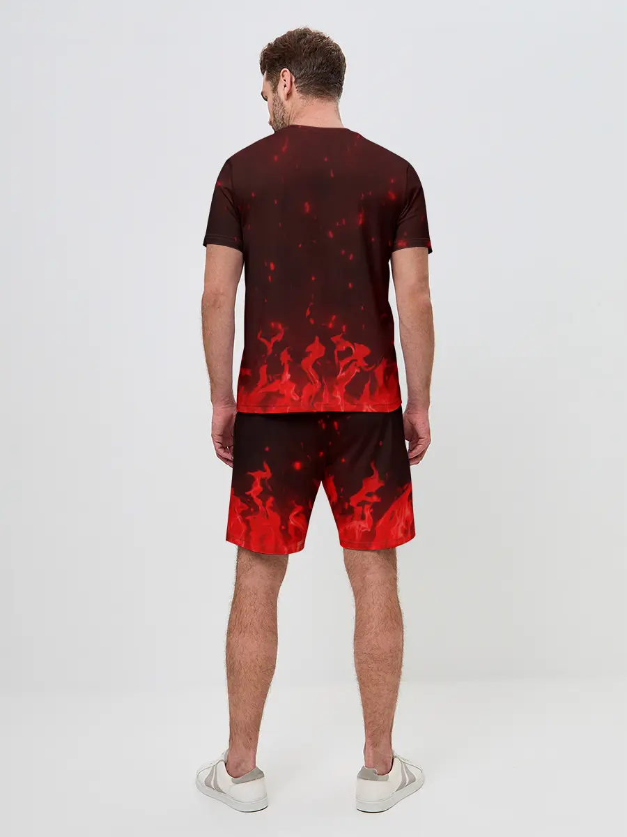 Мужской костюм с шортами / Rammstein