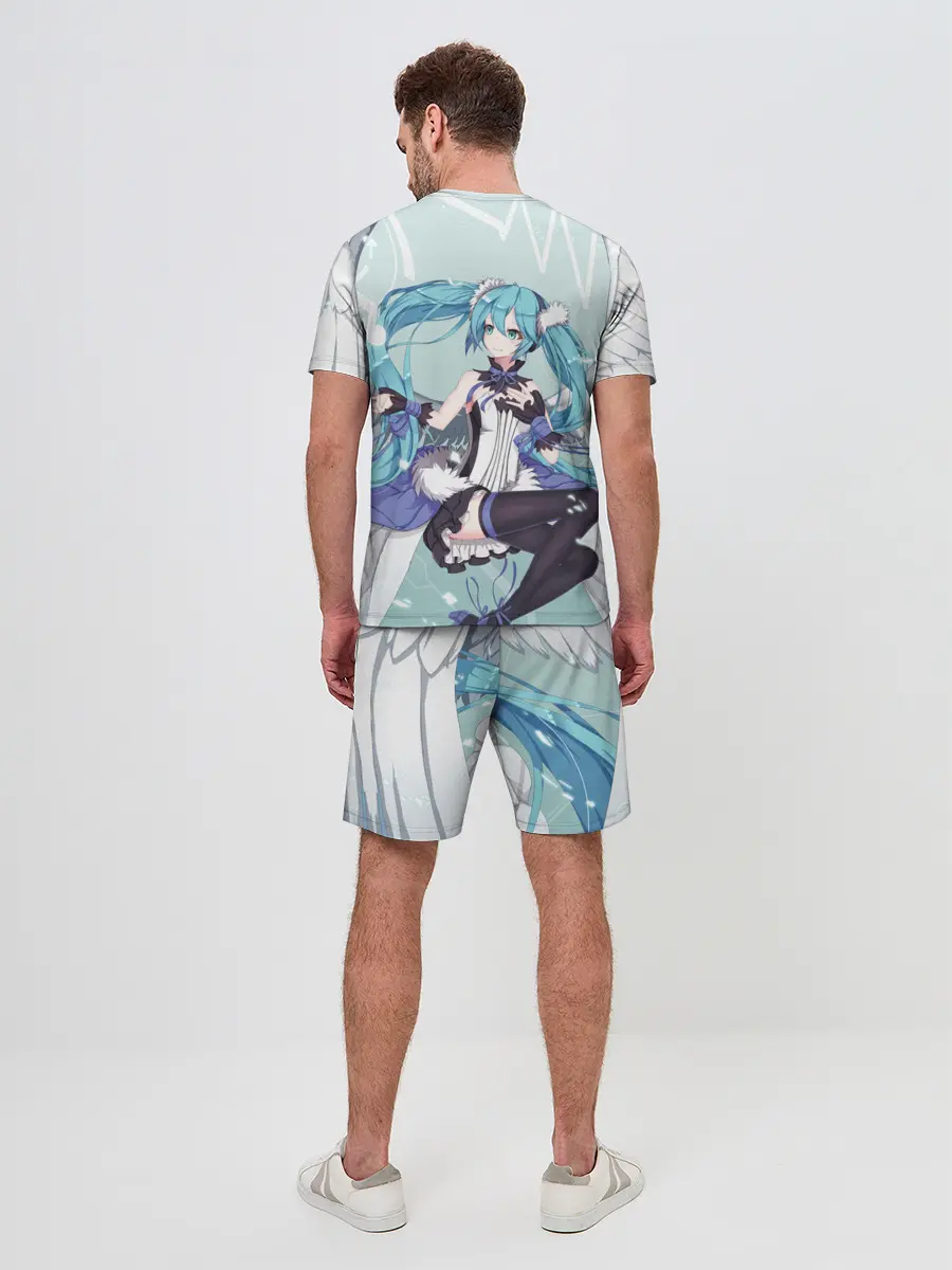 Мужской костюм с шортами / Хацуне Мику с крыльями