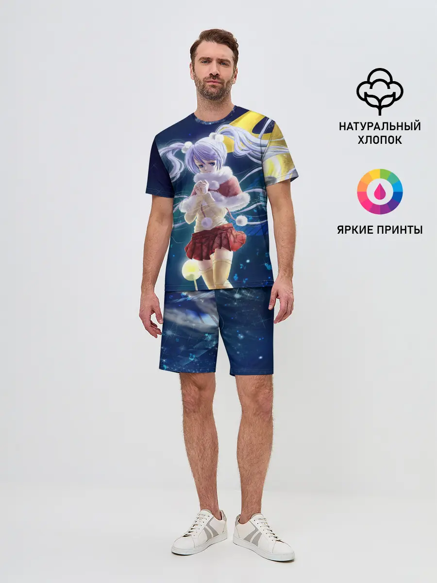 Мужской костюм с шортами / Зайчик и Хацуне Мику