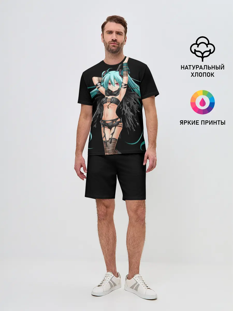 Мужской костюм с шортами / Мику Хацунэ