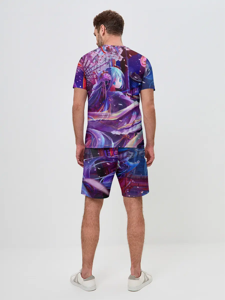 Мужской костюм с шортами / Волшебная Хацуне Мику