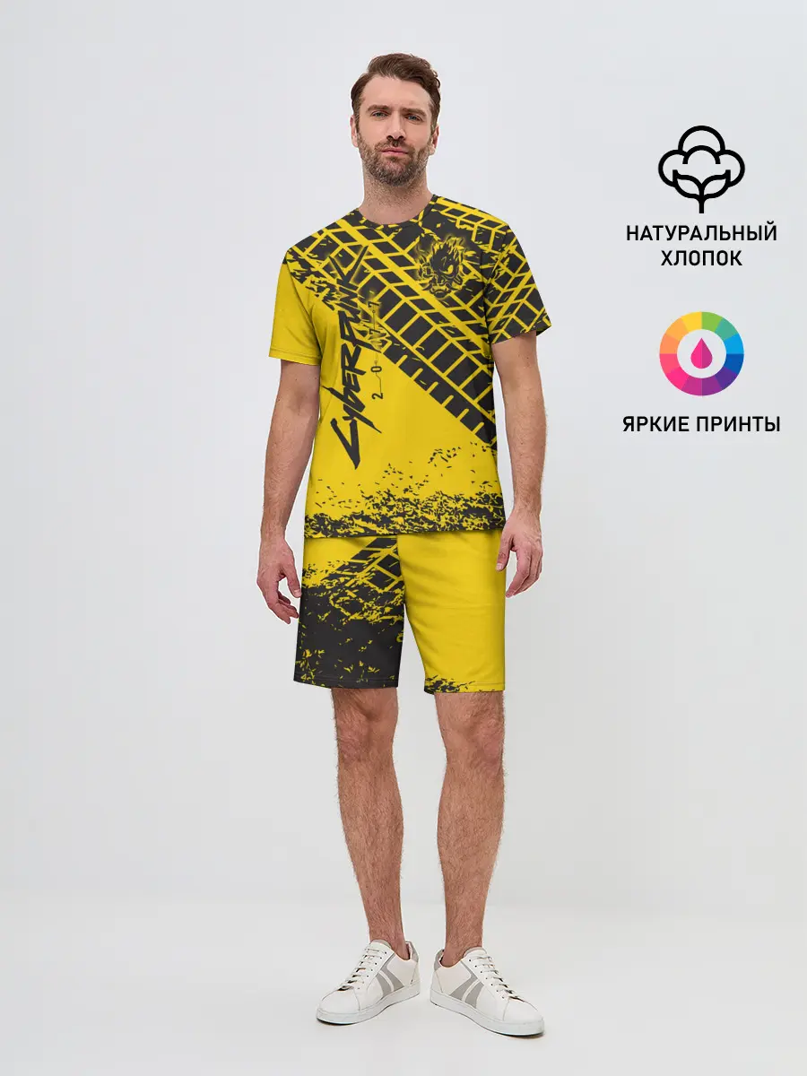 Мужской костюм с шортами / Cyberpunk 2077