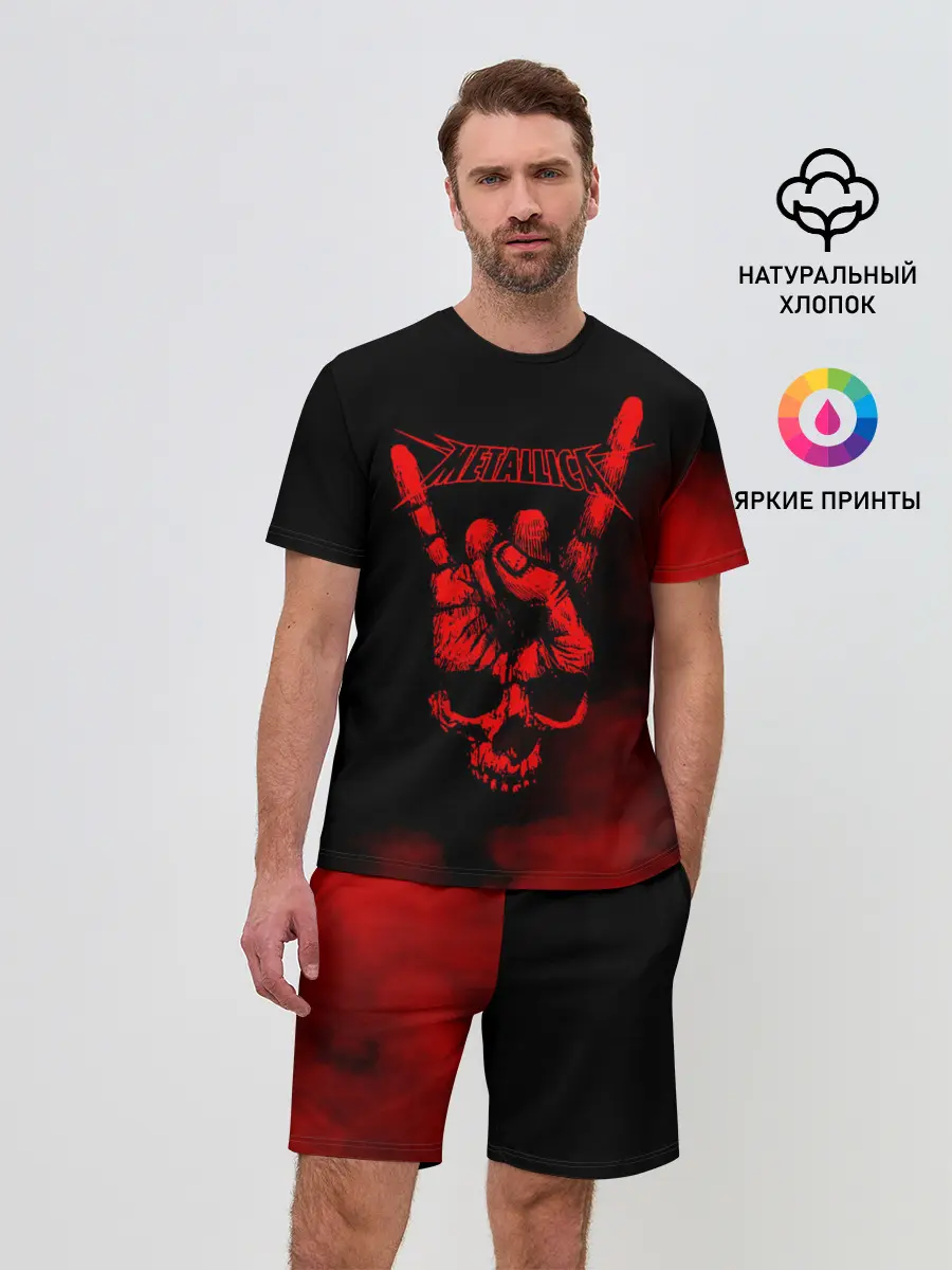 Мужской костюм с шортами / Metallica