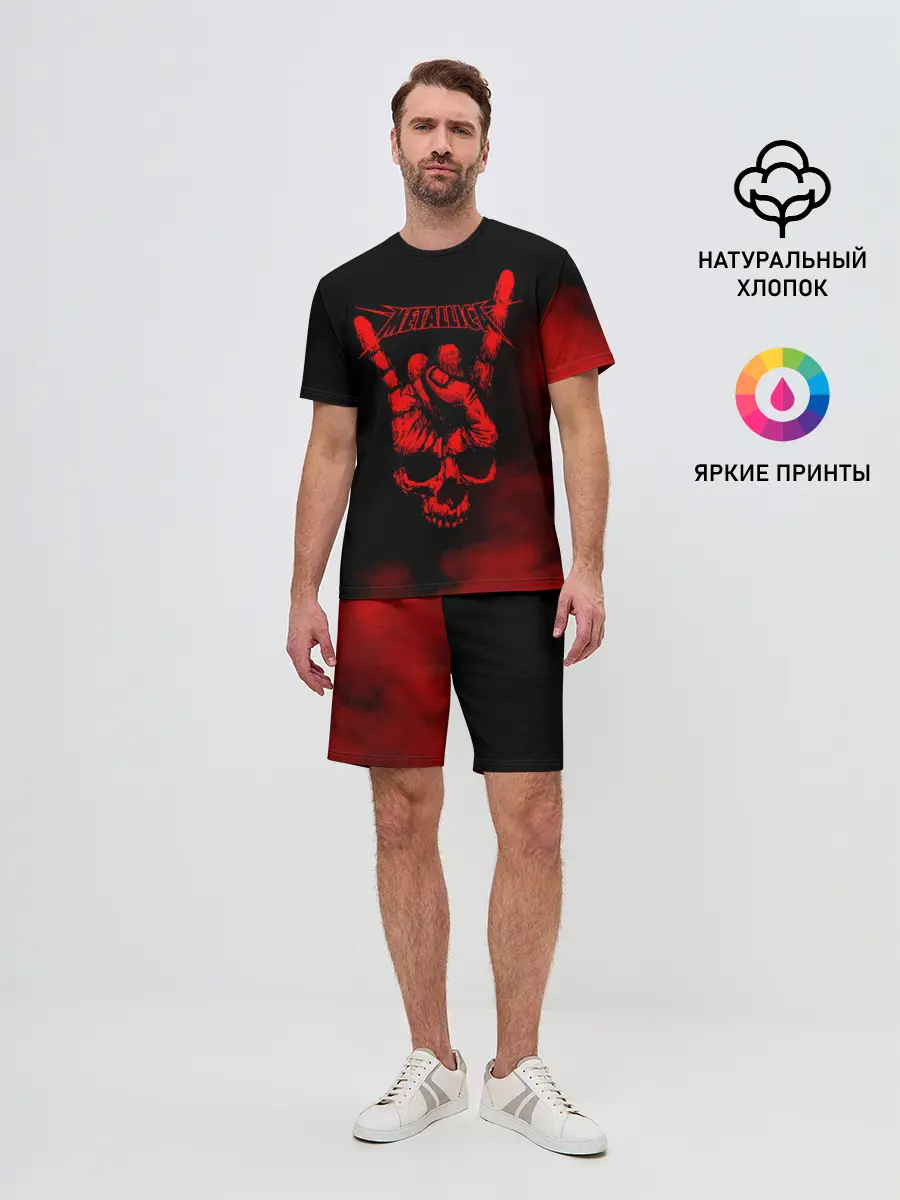 Мужской костюм с шортами / Metallica