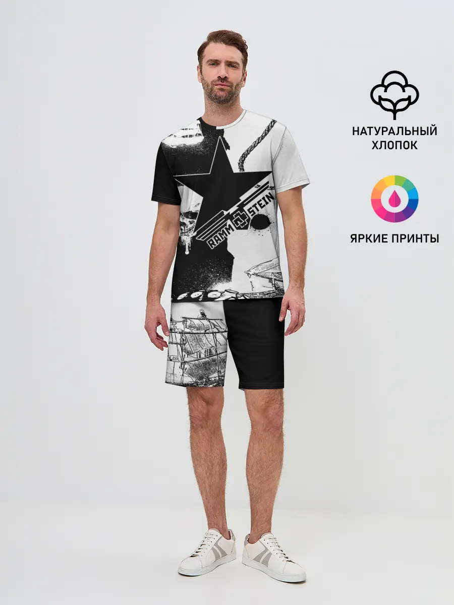 Мужской костюм с шортами / Rammstein