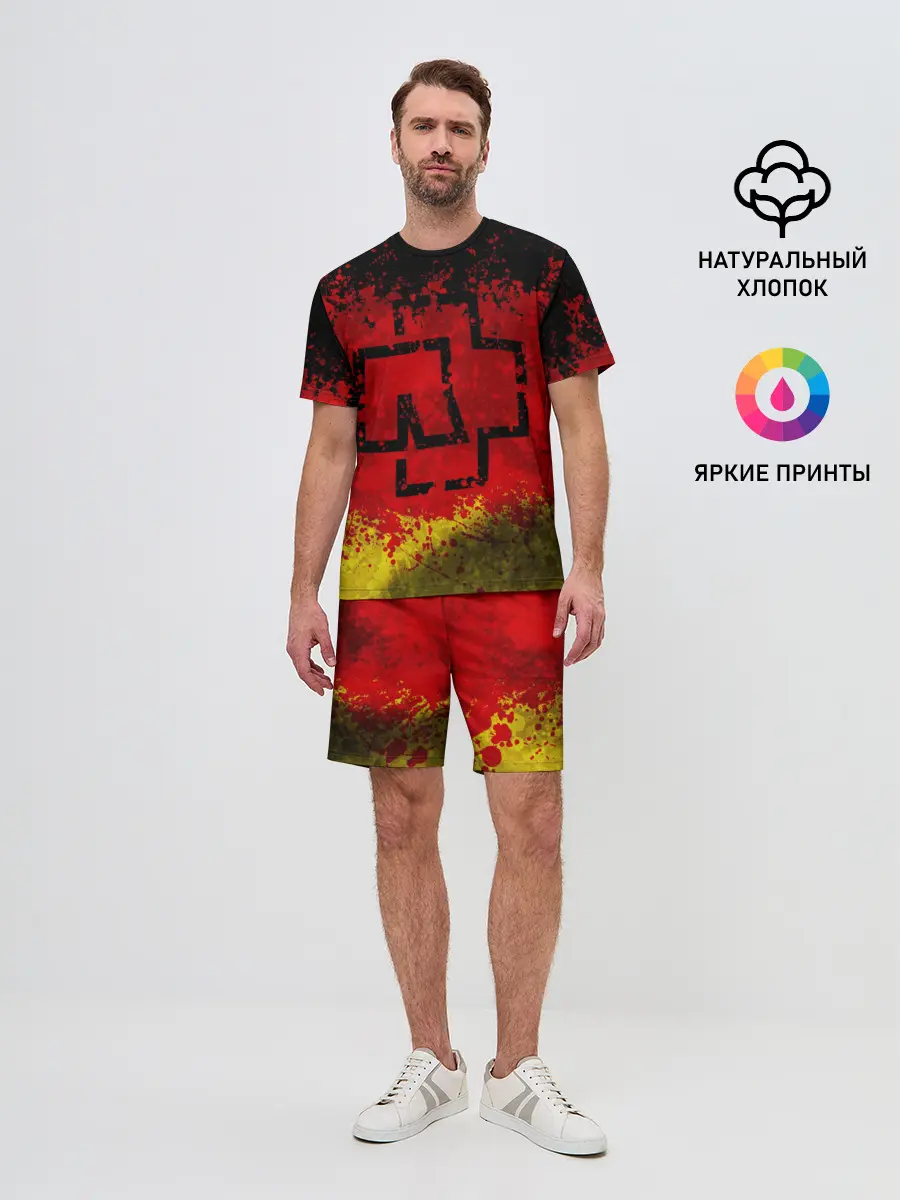 Мужской костюм с шортами / Rammstein