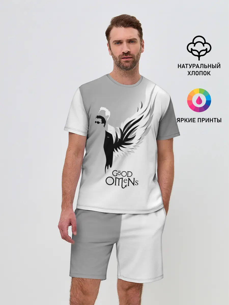 Мужской костюм с шортами / Good Omens