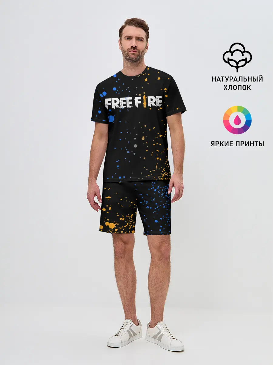 Мужской костюм с шортами / FREE FIRE