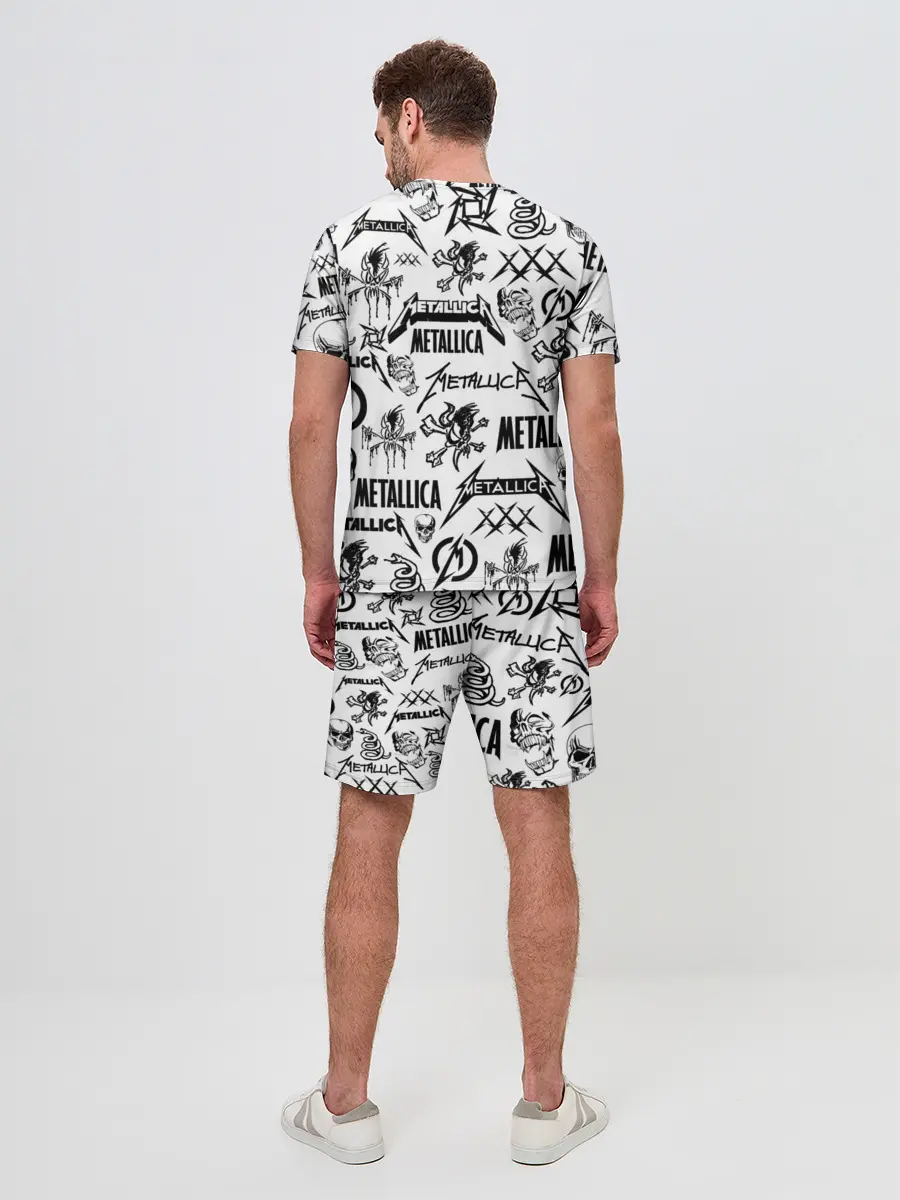 Мужской костюм с шортами / METALLICA LOGOBOMBING