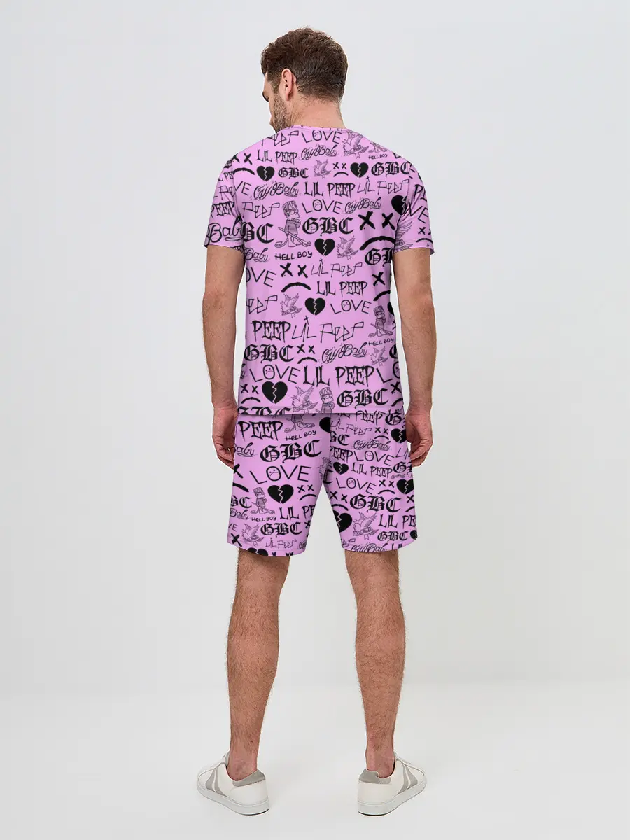 Мужской костюм с шортами / LIL PEEP LOGOBOMBING
