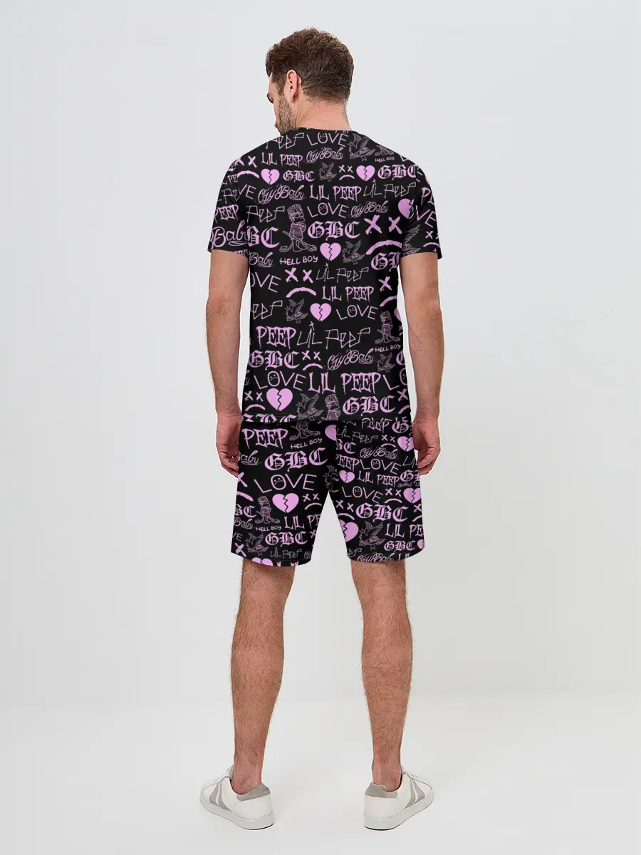 Мужской костюм с шортами / LIL PEEP LOGOBOMBING