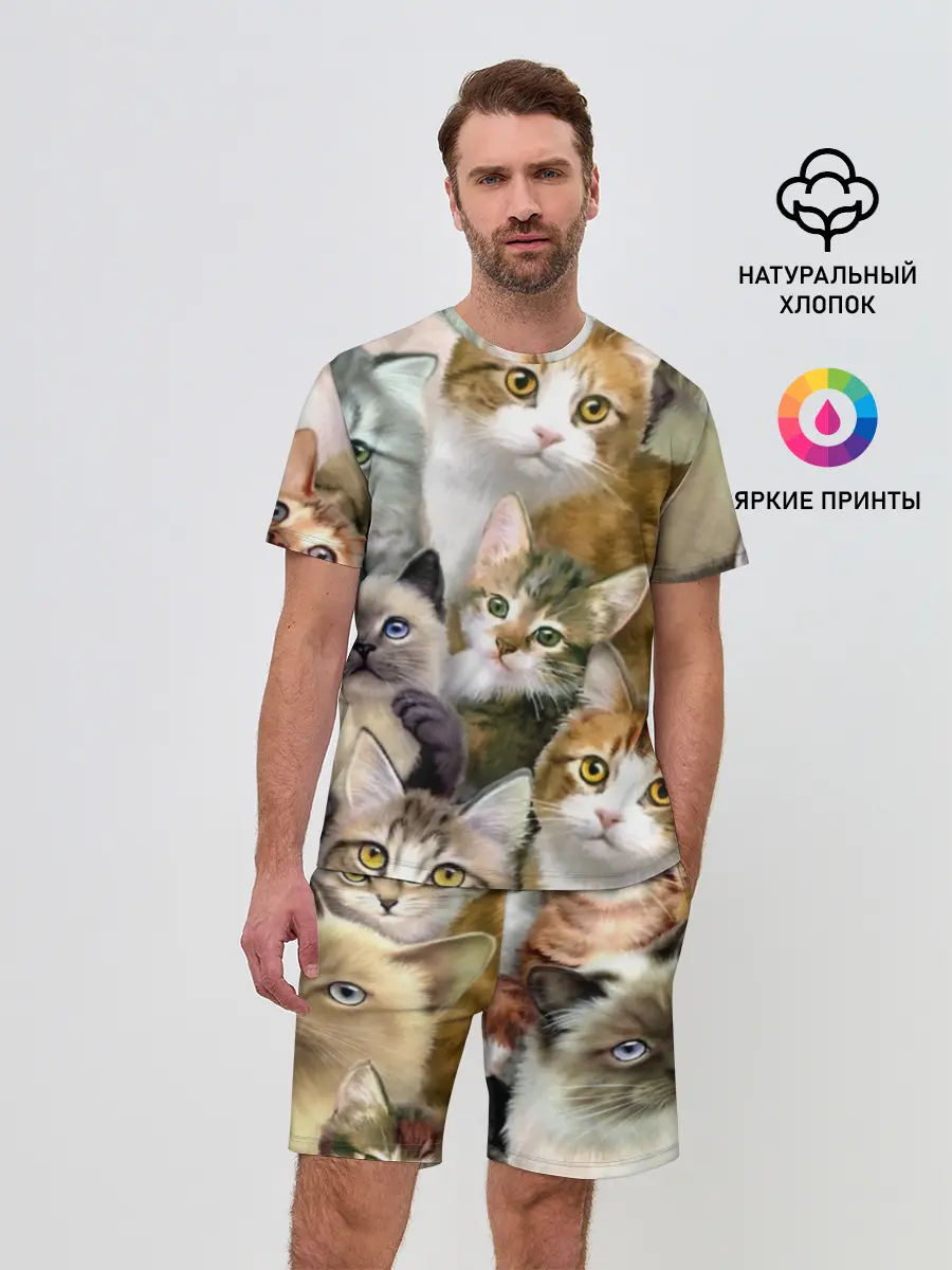 Мужской костюм с шортами / Котишики