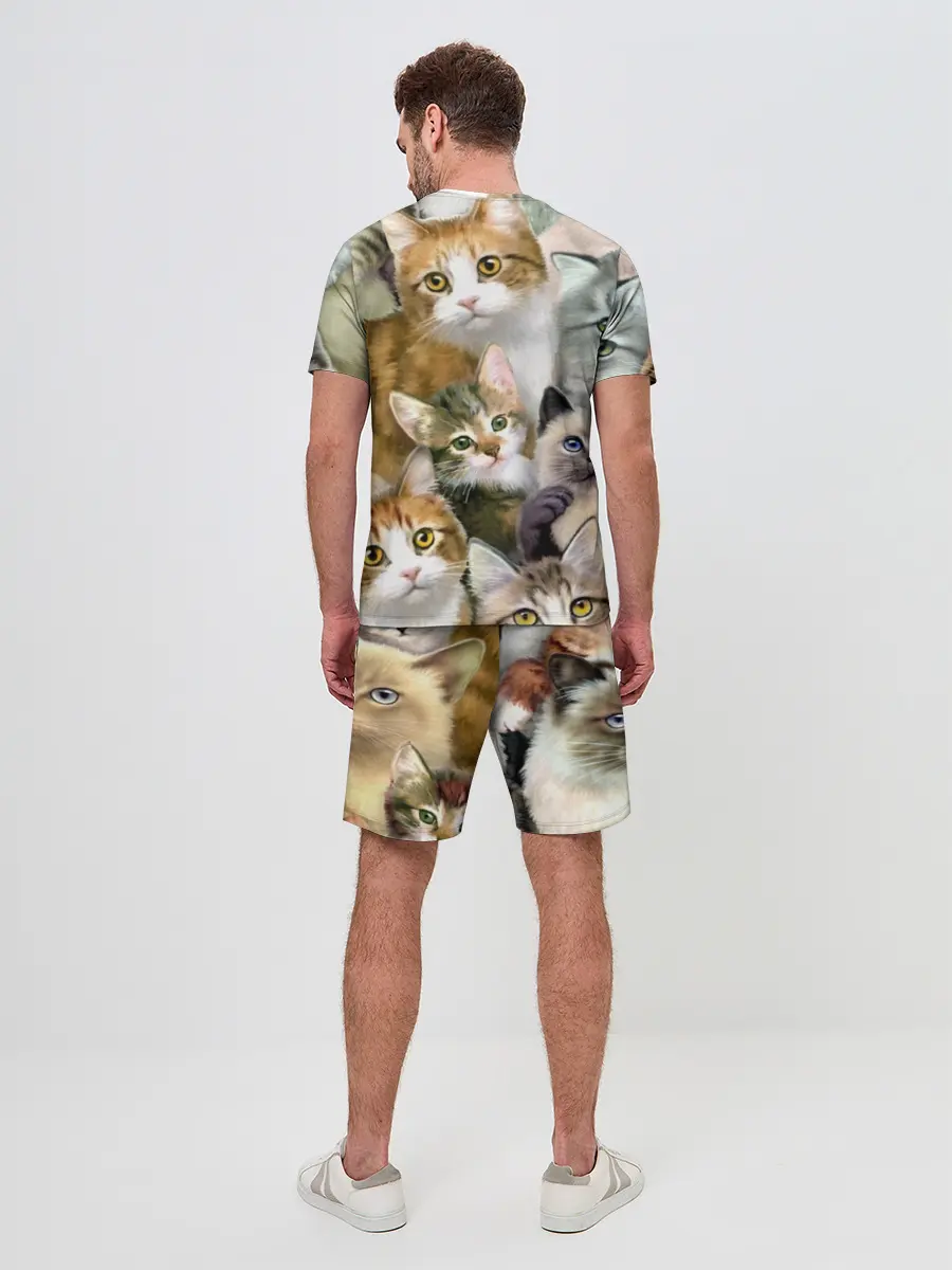 Мужской костюм с шортами / Котишики