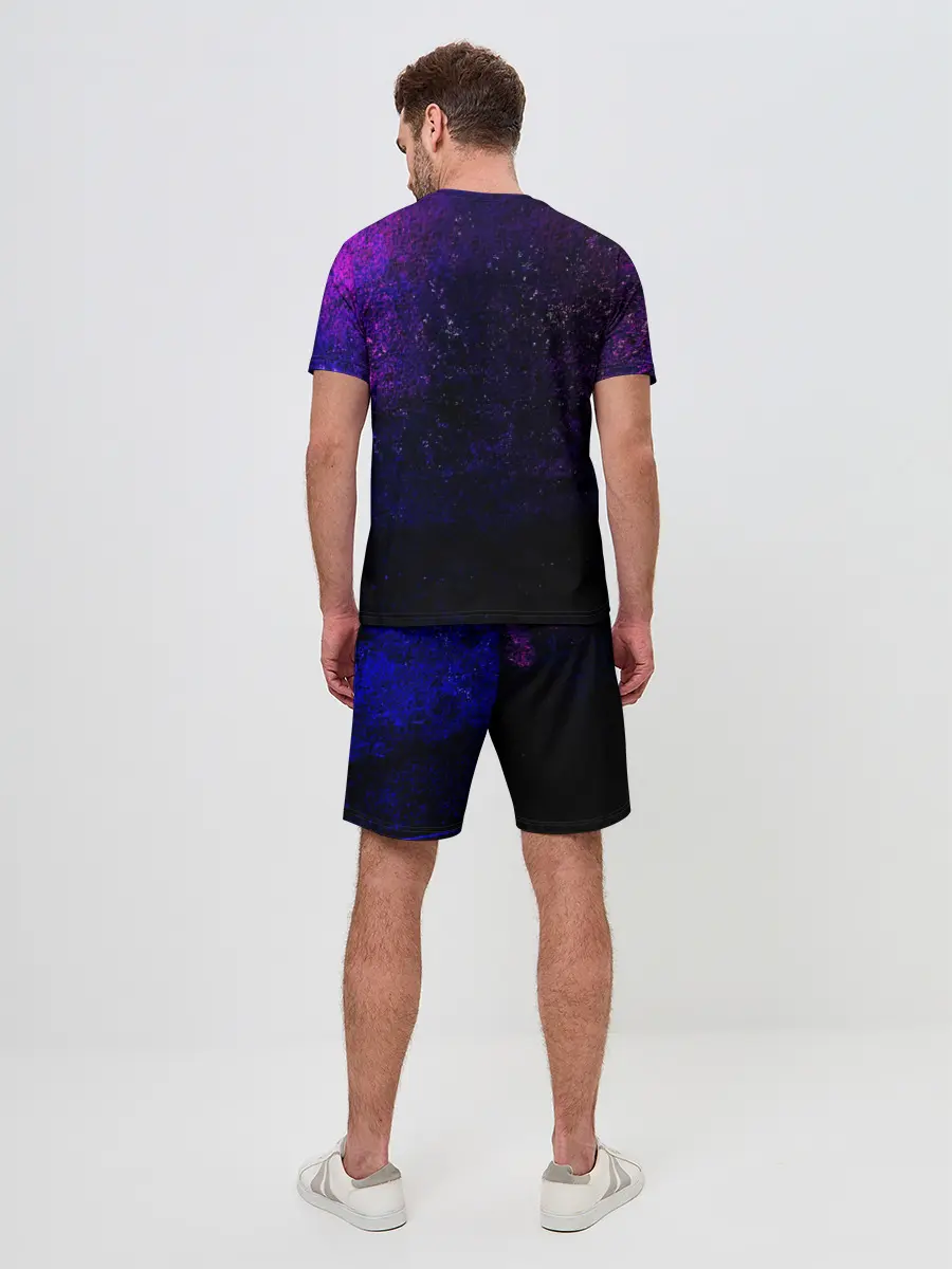 Мужской костюм с шортами / Apex Legends. Neon logo