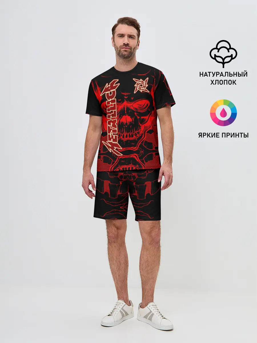 Мужской костюм с шортами / Metallica