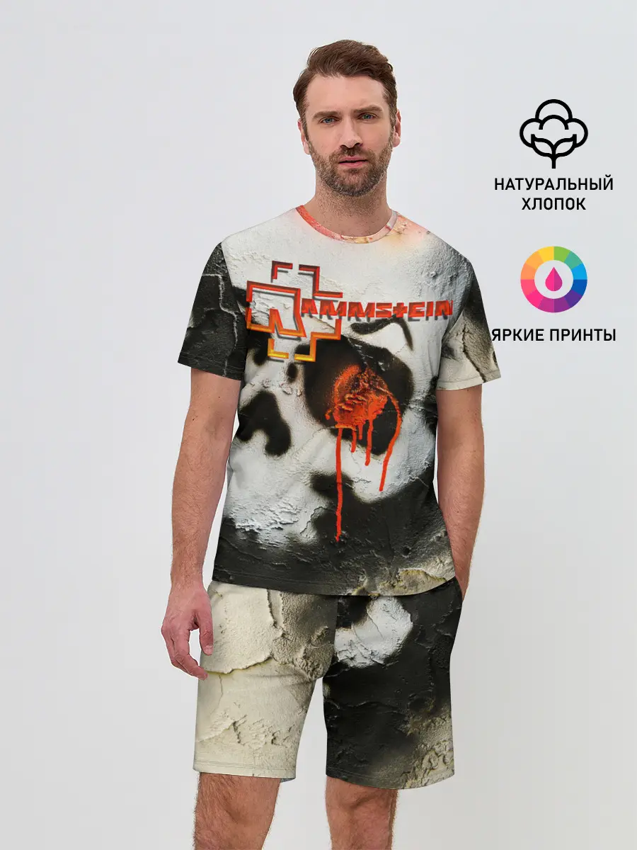 Мужской костюм с шортами / Rammstein