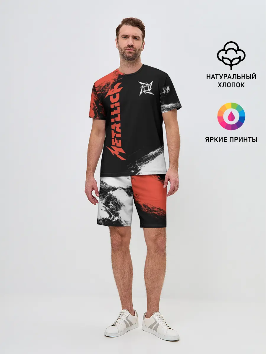 Мужской костюм с шортами / Metallica