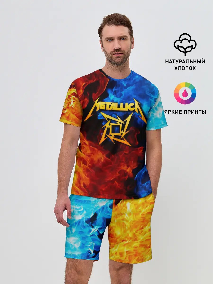 Мужской костюм с шортами / Metallica