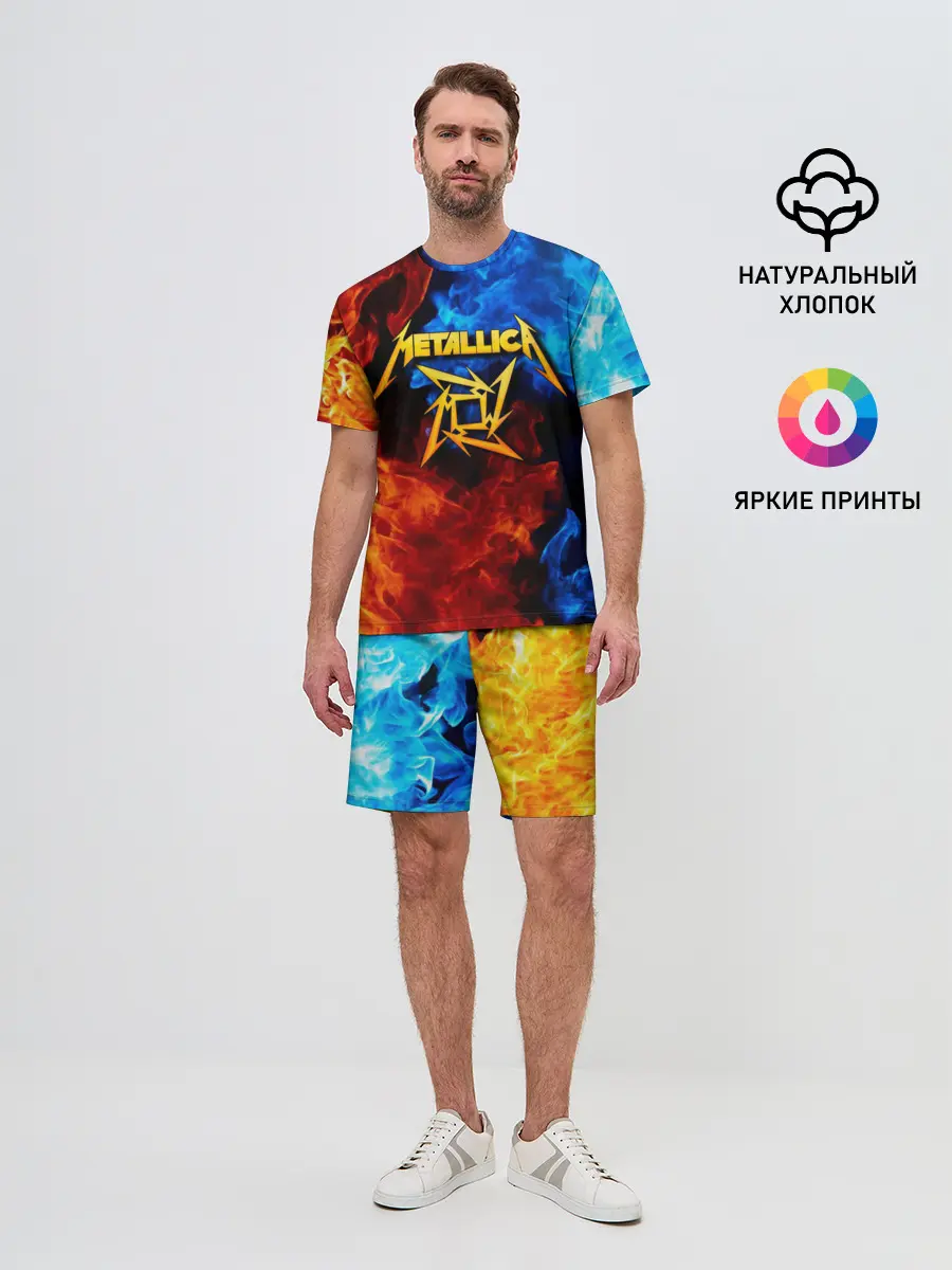Мужской костюм с шортами / Metallica