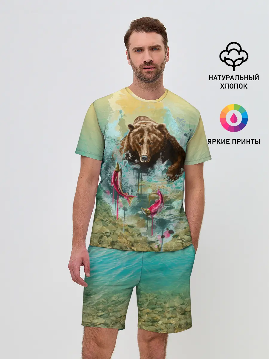 Мужской костюм с шортами / Рыбалка