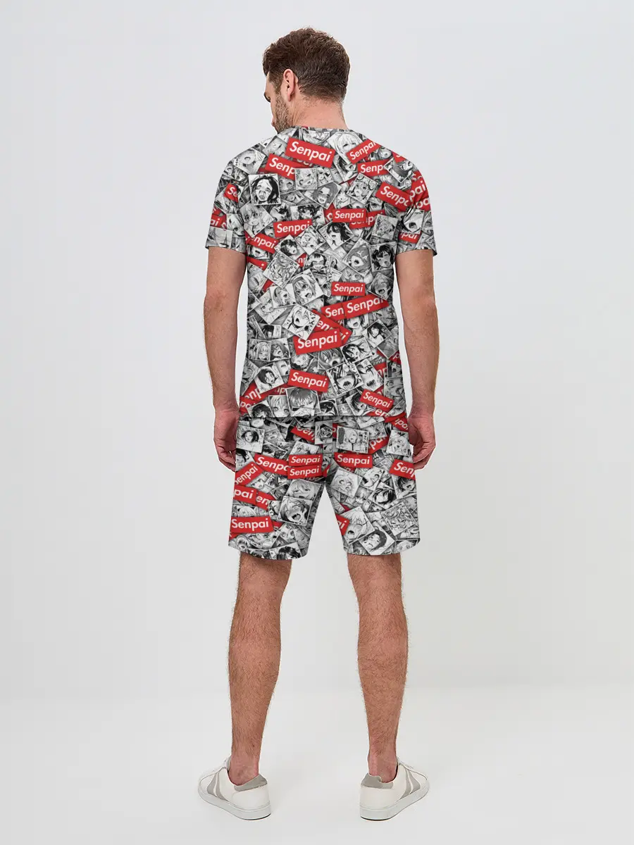Мужской костюм с шортами / Senpai ahegao